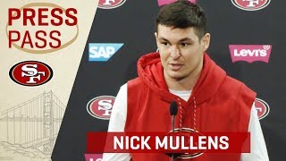 Nick Mullens Eager for Challenge against Talented Bears Defense  San Francisco 49ers [upl. by Llyrpa]