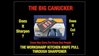 Work Sharp E2 Electric Pull Through Kitchen SharpenerWill It Sharpen [upl. by Heiney]