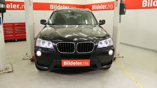 BMW X3 Hvordan skifte dieselfilter  2011 til 2017 mod F25 [upl. by Choo103]