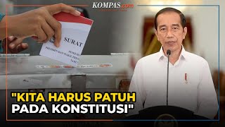 Kata Jokowi soal Wacana Penundaan Pemilu 2024 [upl. by Abshier366]