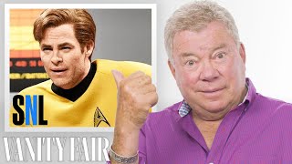 William Shatner Reviews Impressions of Himself  Vanity Fair [upl. by Irreg841]