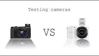 Sony CyberShot DSCHX50 vs Samsung NX1000  Slowmotion and Zoom TEST [upl. by Alis]