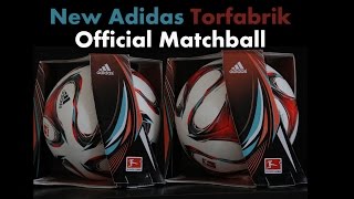 Unboxing New Adidas Torfabrik Official Matchball 20142015 Bundesliga [upl. by Carina]