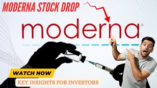 Moderna Stock Falls 10 After Cutting Guidance  Whats Next for Investors [upl. by Florian923]