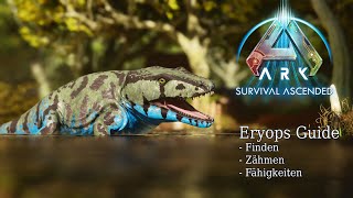 Eryops Guide Deutsch Additional Creatures Wild ARK [upl. by Anet559]