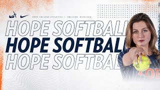 Hope vs Alma  Softball 42524  NCAA D3 Softball  MIAA Softball [upl. by Anelav]