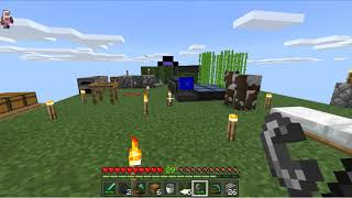 Lets Play Skyfactory V2 Advanced Machinery on Minecraft Bedrock EP 4 [upl. by Gnous]