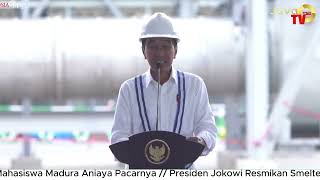 JAVAMEDIA1TV quotPresiden Jokowi Resmikan Smelter PT Freeport Indonesia di Gresikquot [upl. by Joceline]