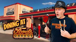 Fords Garage Restaurant Review  Kissimmee Florida  Orlando Restaurants Sunset Walk [upl. by Rida]