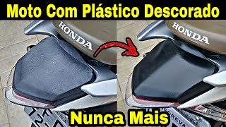 Plásticos de Moto Nova Descorando Como Restaurar [upl. by Nelleh]