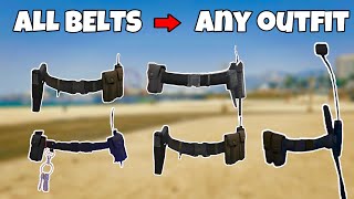 How To Get EVERY BELT on Any Outfit Glitch In GTA 5 Online 169 NO TRANSFER GET Cop belt amp MORE [upl. by Andy]