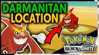 WHERE TO FIND DARMANITAN ON POKEMON BLACK AND WHITE [upl. by Osbert]