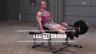 BodySolid Leg Extension amp Leg Curl Combo GCEC340  Fitness Direct [upl. by Elitnahc]