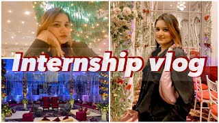 A day in a life of an event management intern  internship vlog  wedding event [upl. by Pazia]