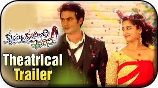 Krishnamma Kalipindi Iddarini  Theatrical Trailer  Sudheer Babu  Nandita  KKI [upl. by Inesita]