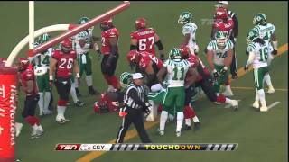 CFL WSF Recap Saskatchewan 30 Calgary 36 [upl. by Trebmal948]