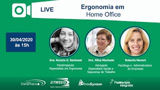 Live DTMSEG  Ergonomia no Home Office [upl. by Melas626]