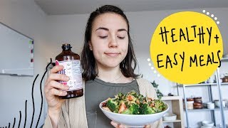 What I Eat in a Day to GET SHT DONE Vegan [upl. by Macfadyn]