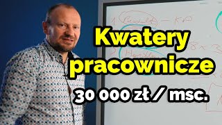 Jak dojść do 30 000 zł  msc inwestując w kwatery pracownicze  Wojtek Orzechowski przy tablicy [upl. by Tedra]