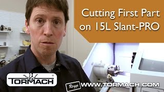 Cutting Your First Part on a Tormach Lathe [upl. by Petunia511]