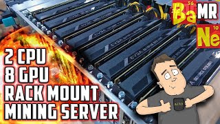 Ethereum Crypto Mining Custom PC Server with 8 Nvidia GTX 1060 6GB GPU  Barnacules [upl. by Latonia752]