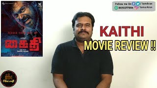 Kaithi 2019 Movie Review by Filmi craft Arun  Karthi  Narain  Lokesh Kanagaraj [upl. by Artimed]