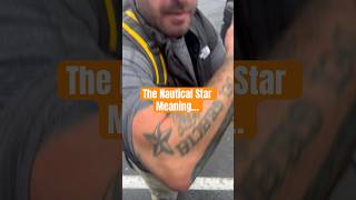 Nautical Star tattoo meaning fishing tattoo shorts pnw maritime ocean sea sailor [upl. by Ragen]