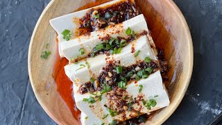 Chilli Oil Silken tofu recipe shorts [upl. by Bolten]