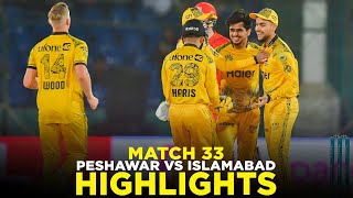 PSL 9  Full Highlights  Peshawar Zalmi vs Islamabad United  Match 33  M2A1A [upl. by Yves873]