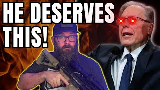 Epic Roast Of Wayne LaPierre Former Head Of The NRA [upl. by Aelber]