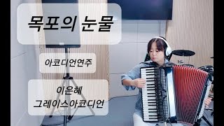 목포의 눈물 아코디언연주 옛날가요트로트 인천부평아코디언 Accordion music Polverini [upl. by Llerrahs]