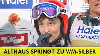 Krimi Katharina Althaus holt Silber bei Ski WM 2019  Maren Lundby Gold  Skispringen [upl. by Etteiluj]