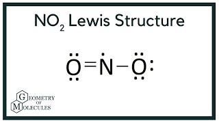 NO2 Lewis Structure Nitrogen Dioxide [upl. by Nairrad355]