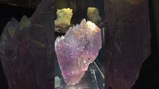 Kunzite CrystalRainbow GemExhibition DenverGemShow Booth69 gemlovers [upl. by Sothena]