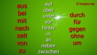 Präpositionen  Dativ Akkusativ Wechsel Präpositionen Deutsch lernen  A1 A2 B1  den dem [upl. by Leler245]