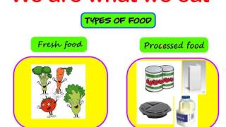 Fresh and processed food primary schools first year first cycle [upl. by Bouchier]