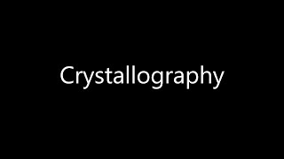 Materials Science  Crystallography [upl. by Nera]