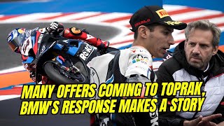 LATEST HARD TO GET A REPLACEMENT BMW IS NOT AT ALL HAPPY TO TOPRAK TO MOTOGP [upl. by Lambrecht]