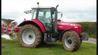 Ploughing with MasseyFerguson 7480 Tractor and 175 plough [upl. by Adnouqal455]