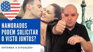 Namorados Melhor solicitar o Visto Americano de Turista juntos ou separados [upl. by Rida]