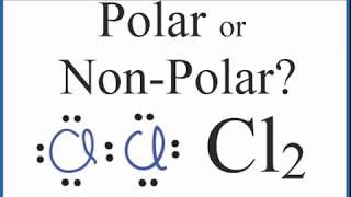 Is Cl2 Polar or Nonpolar Chlorine Gas [upl. by Maggee118]