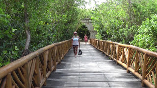 Catalonia Royal Tulum Resort  Walking Through A Nice Pathway [upl. by Rosenthal]