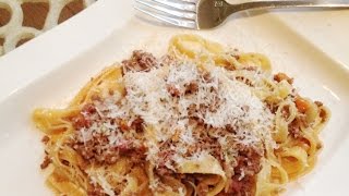 Ragù alla Bolognese mit Tagliatelle [upl. by Nytsrik]