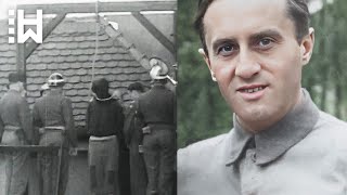 Execution of Auschwitz Nazi doctor who experimented on children before hanging them [upl. by Anaxor649]