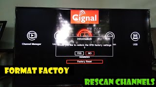 How To Factory Reset And ReScan Cignal Channels  Step by Step Tutorial  Easy Guide New Updates [upl. by Nerrol]