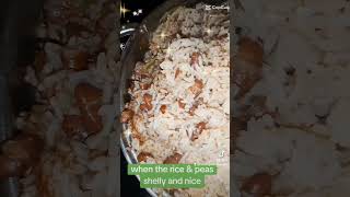 Best Jamaican Rice and Peas jamaicanfood fypシ゚viral riceandpeas jamaica sundaydinnerideas [upl. by Tonnie]