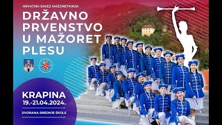 DRŽAVNO MAŽORET PRVENSTVO KRAPINA 2024 [upl. by Carmelina]