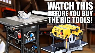 Watch This Before Buying The BIG Woodworking Tools  Must Have Tools [upl. by Hoffer]