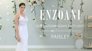 Wedding Gown Spotlight  Enzoani PAISLEY from the 2021 Bridal Collection [upl. by Judsen]