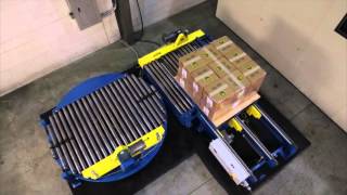 Alba Manufacturing Drag Chain Transfer Conveyor and Turntable [upl. by Ainoek]